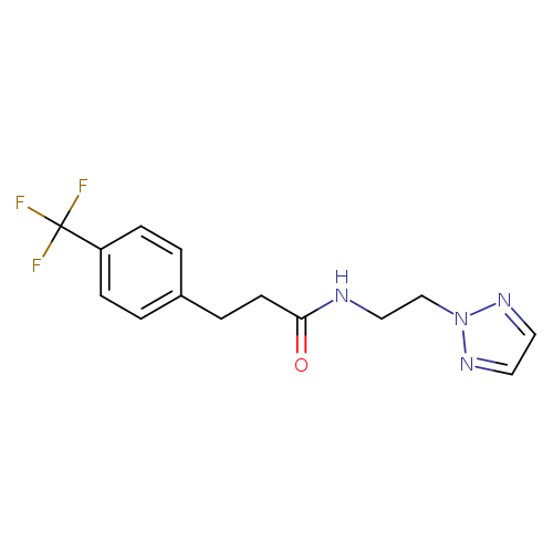 N-[2-(2H-1,2,3-triazol-2-yl)ethyl]-3-[4-(trifluoromethyl)phenyl]propanamide
