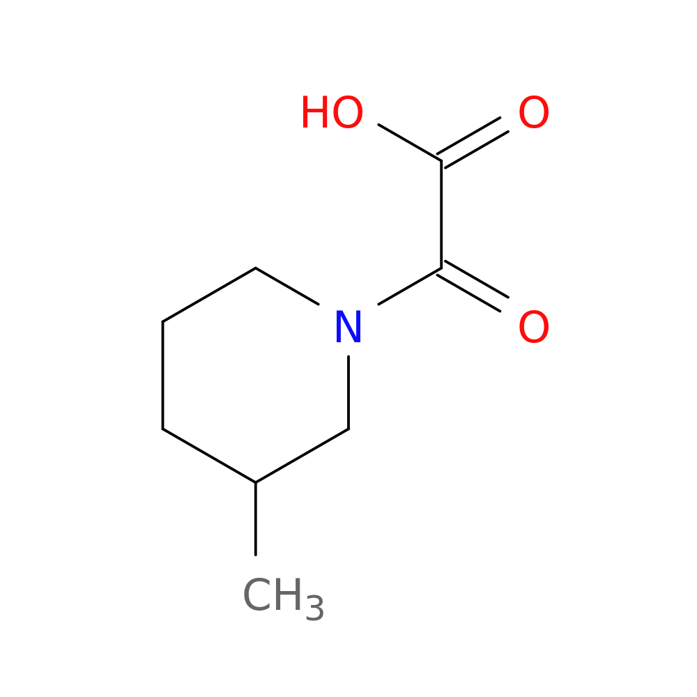 2-(3-methylpiperidin-1-yl)-2-oxoacetic acid