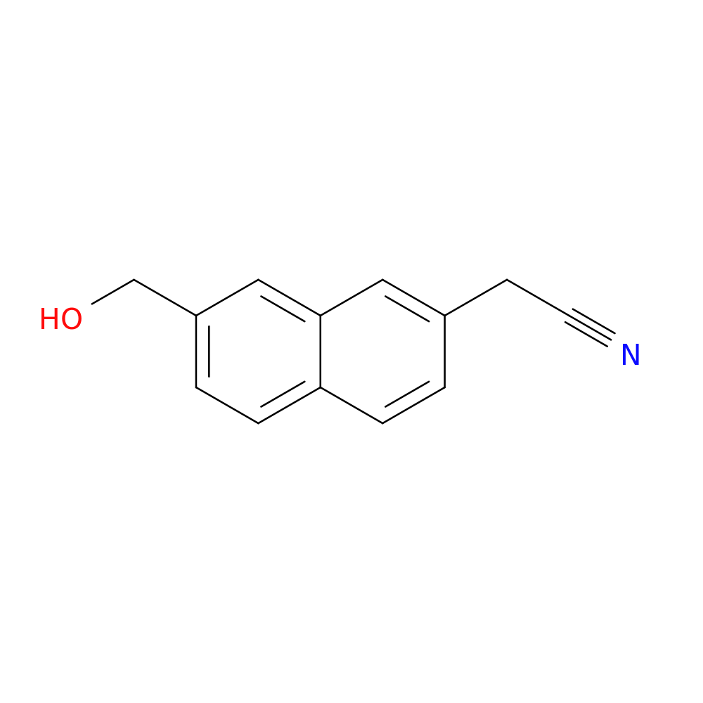 2-[7-(Hydroxymethyl)naphthalen-2-yl]acetonitrile