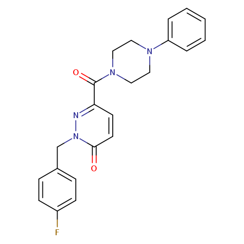 2-[(4-fluorophenyl)methyl]-6-(4-phenylpiperazine-1-carbonyl)-2,3-dihydropyridazin-3-one