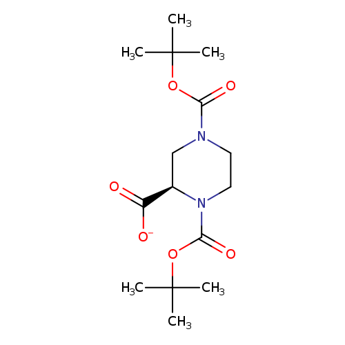 (R)-1-N-Boc-4-N-Boc-Piperazine-2-carboxylic acid
