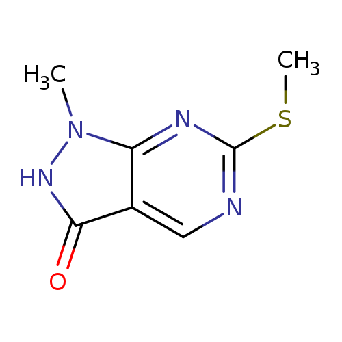 1,2-dihydro-1-methyl-6-(methylthio)-3H-pyrazolo[3,4-d]pyrimidin-3-one