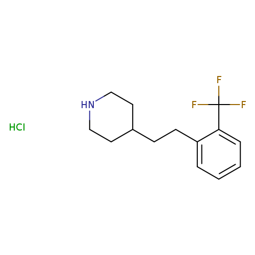 4-{2-[2-(trifluoromethyl)phenyl]ethyl}piperidine hydrochloride