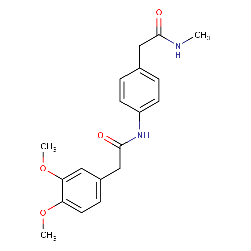 2-{4-[2-(3,4-dimethoxyphenyl)acetamido]phenyl}-N-methylacetamide
