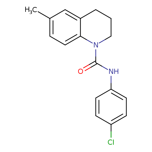 N-(4-chlorophenyl)-6-methyl-1,2,3,4-tetrahydroquinoline-1-carboxamide