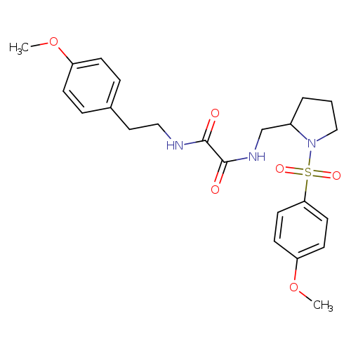 N-{[1-(4-methoxybenzenesulfonyl)pyrrolidin-2-yl]methyl}-N'-[2-(4-methoxyphenyl)ethyl]ethanediamide