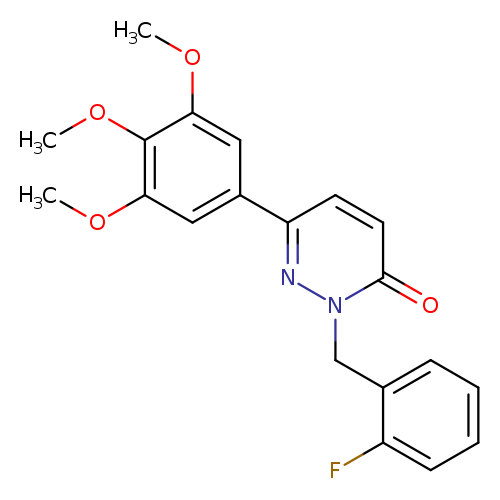 2-[(2-fluorophenyl)methyl]-6-(3,4,5-trimethoxyphenyl)-2,3-dihydropyridazin-3-one