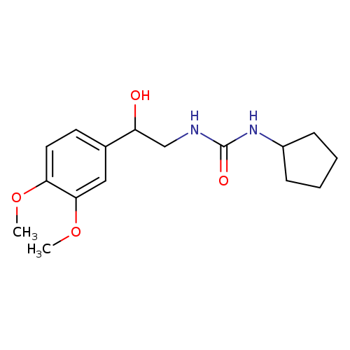 3-cyclopentyl-1-[2-(3,4-dimethoxyphenyl)-2-hydroxyethyl]urea