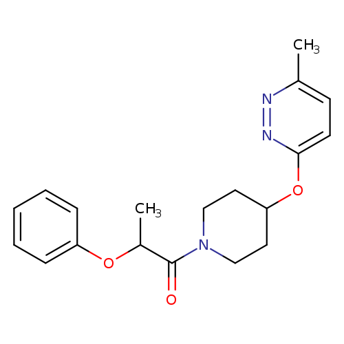 1-{4-[(6-methylpyridazin-3-yl)oxy]piperidin-1-yl}-2-phenoxypropan-1-one