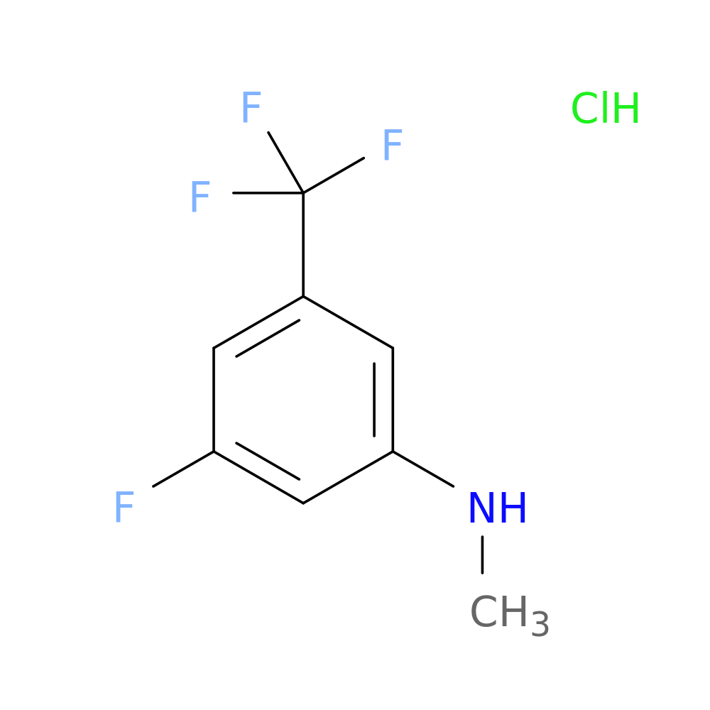 3-fluoro-N-methyl-5-(trifluoromethyl)aniline hydrochloride