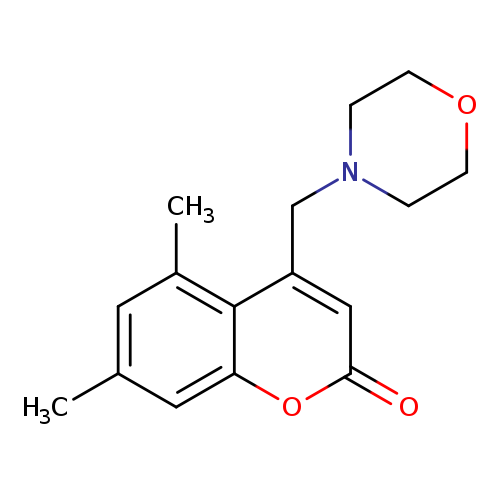 5,7-dimethyl-4-[(morpholin-4-yl)methyl]-2H-chromen-2-one