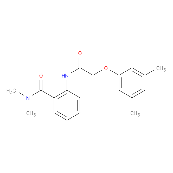 2-{[(3,5-dimethylphenoxy)acetyl]amino}-N,N-dimethylbenzamide