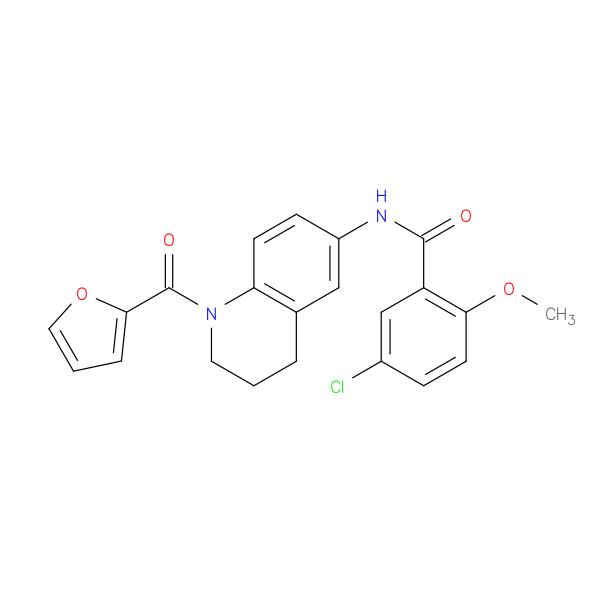 5-chloro-N-[1-(furan-2-carbonyl)-1,2,3,4-tetrahydroquinolin-6-yl]-2-methoxybenzamide