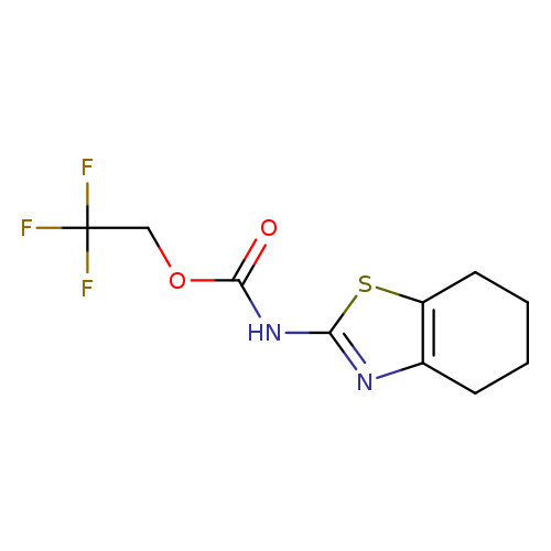 2,2,2-trifluoroethyl N-(4,5,6,7-tetrahydro-1,3-benzothiazol-2-yl)carbamate