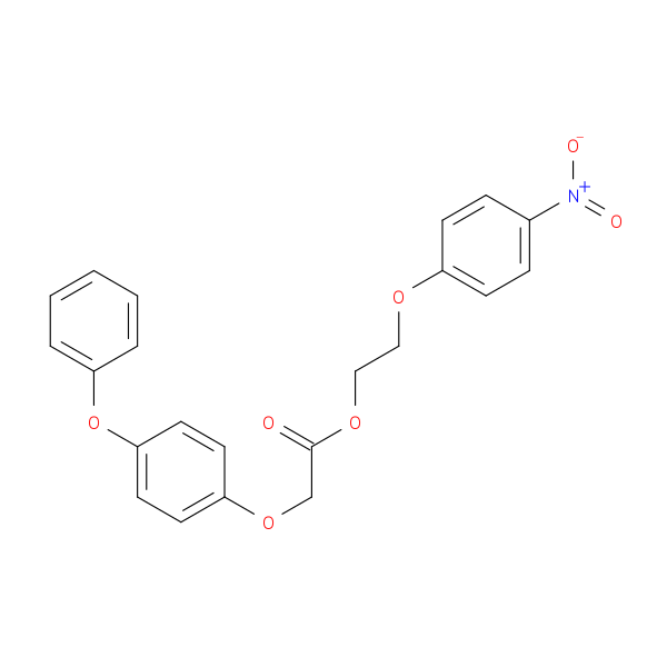 2-(4-nitrophenoxy)ethyl 2-(4-phenoxyphenoxy)acetate