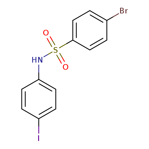 4-bromo-N-(4-iodophenyl)benzenesulfonamide