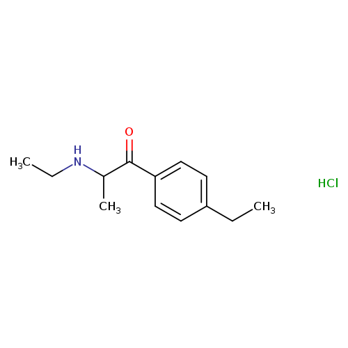 2-(ethylamino)-1-(4-ethylphenyl)propan-1-one,monohydrochloride