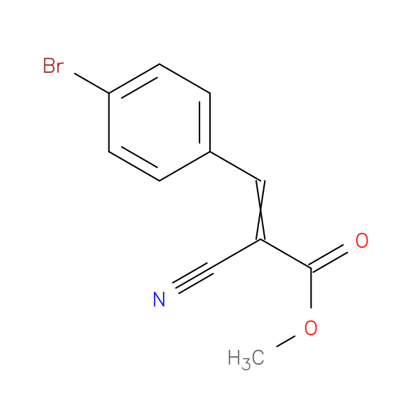 2-Propenoic acid, 3-(4-bromophenyl)-2-cyano-, methyl ester