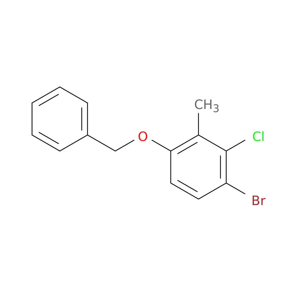1-(benzyloxy)-4-bromo-3-chloro-2-methylbenzene