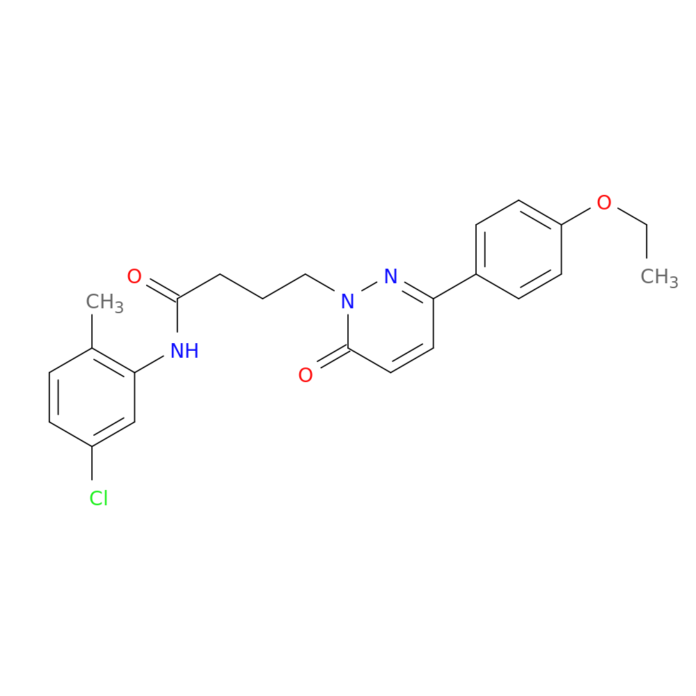 N-(5-chloro-2-methylphenyl)-4-[3-(4-ethoxyphenyl)-6-oxo-1,6-dihydropyridazin-1-yl]butanamide