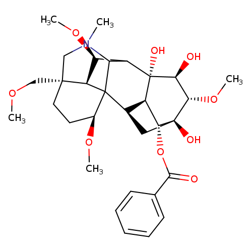 (3S,6S,6aS,7R,7aR,8R,9R,10S,11S,11aR,12R,12aR,13R,14R)-9,11,11a-Trihydroxy-6,10,13-trimethoxy-3-(methoxymethyl)-1-methyltetradecahydro-2H-3,6a,12-(epiethane[1,1,2]triyl)-7,9-methanonaphtho[2,3-b]azocin-8-yl benzoate