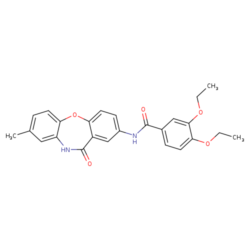 3,4-diethoxy-N-{6-methyl-10-oxo-2-oxa-9-azatricyclo[9.4.0.0^{3,8}]pentadeca-1(11),3(8),4,6,12,14-hexaen-13-yl}benzamide