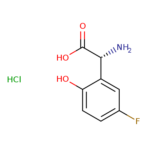 (2R)-2-Amino-2-(5-fluoro-2-hydroxyphenyl)acetic acid hcl