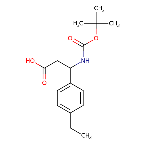 3-TERT-BUTOXYCARBONYLAMINO-3-(4-ETHYL-PHENYL)-PROPIONIC ACID