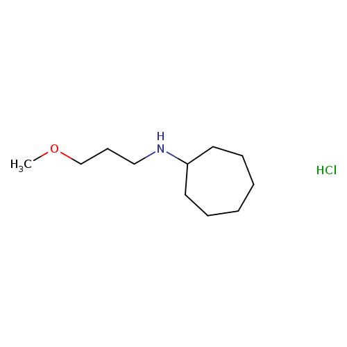 N-(3-methoxypropyl)cycloheptanamine hydrochloride