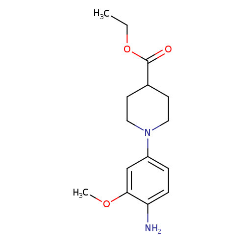Ethyl 1-(4-amino-3-methoxyphenyl)piperidine-4-carboxylate