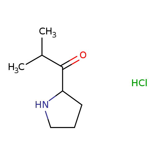 2-methyl-1-(pyrrolidin-2-yl)propan-1-one hydrochloride
