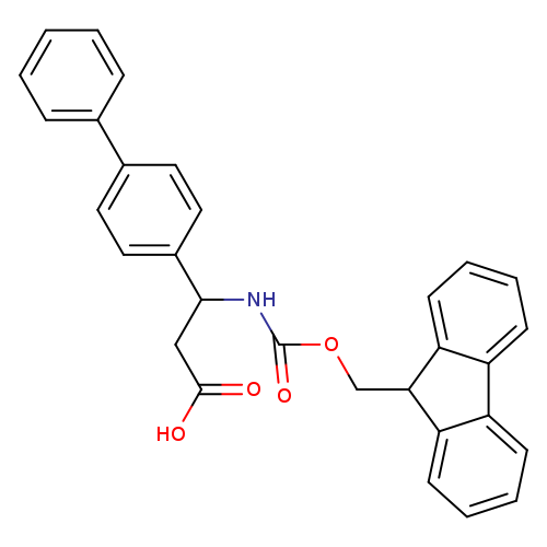 3-{[(9H-fluoren-9-ylmethoxy)carbonyl]amino}-3-(4-phenylphenyl)propanoic acid