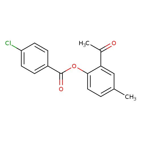 2-acetyl-4-methylphenyl 4-chlorobenzoate