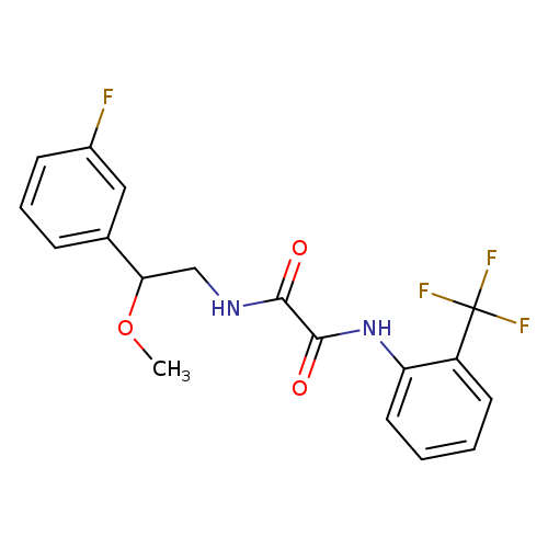 N'-[2-(3-fluorophenyl)-2-methoxyethyl]-N-[2-(trifluoromethyl)phenyl]ethanediamide