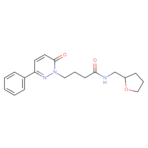 4-(6-oxo-3-phenyl-1,6-dihydropyridazin-1-yl)-N-[(oxolan-2-yl)methyl]butanamide