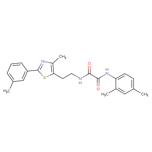 N'-(2,4-dimethylphenyl)-N-{2-[4-methyl-2-(3-methylphenyl)-1,3-thiazol-5-yl]ethyl}ethanediamide