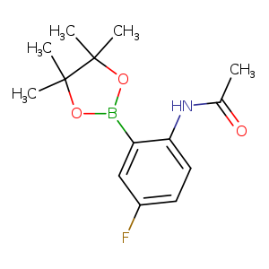Acetamide, N-[4-fluoro-2-(4,4,5,5-tetramethyl-1,3,2-dioxaborolan-2-yl)phenyl]-