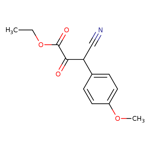 ethyl 3-cyano-3-(4-methoxyphenyl)-2-oxopropanoate