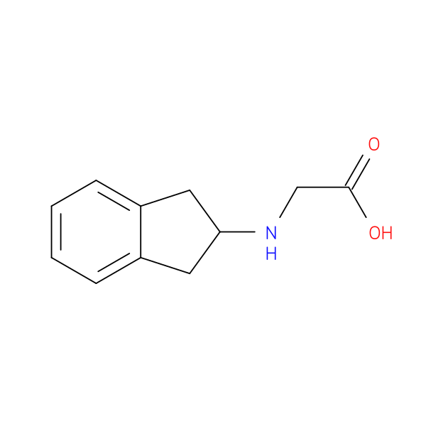 2-[(2,3-dihydro-1H-inden-2-yl)amino]acetic acid