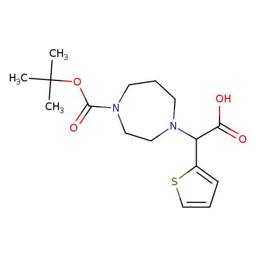 1-Boc-4-(carboxy-thiophen-2-yl-methyl)-[1,4]diazepane