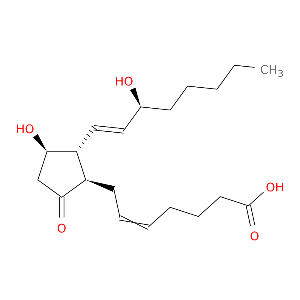 (5Z,11α,13E,15S)-11,15-dihydroxy-9-oxoprosta-5,13-dien-1-oic acid