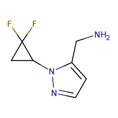 [1-(2,2-difluorocyclopropyl)-1h-pyrazol-5-yl]methanamine