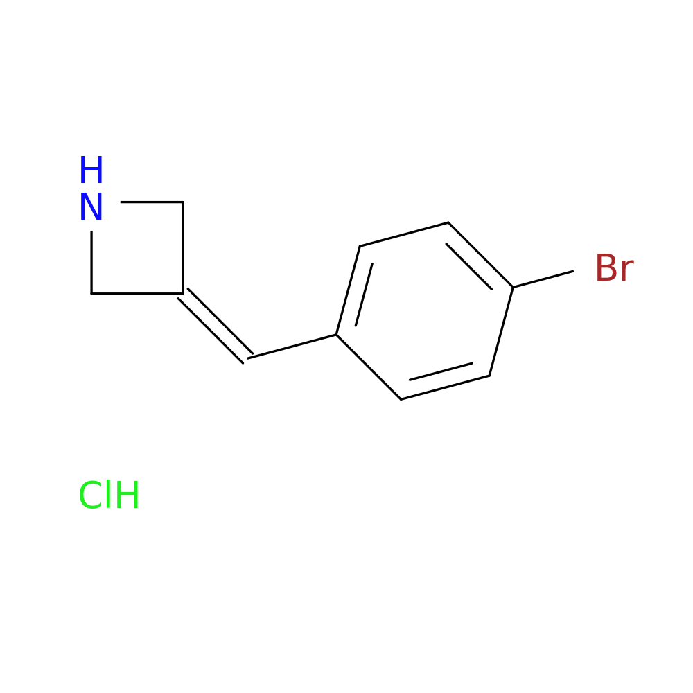 3-[(4-bromophenyl)methylidene]azetidine hydrochloride
