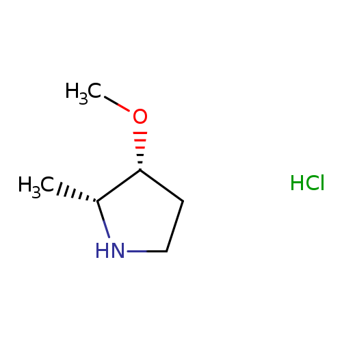 rac-(2R,3R)-3-methoxy-2-methylpyrrolidine hydrochloride, cis