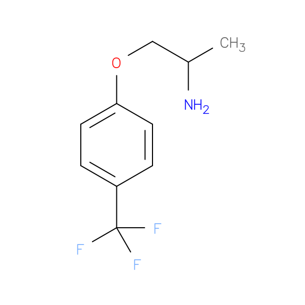 1-[4-(Trifluoromethyl)phenoxy]-2-propanamine