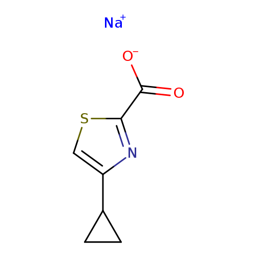 sodium 4-cyclopropyl-1,3-thiazole-2-carboxylate