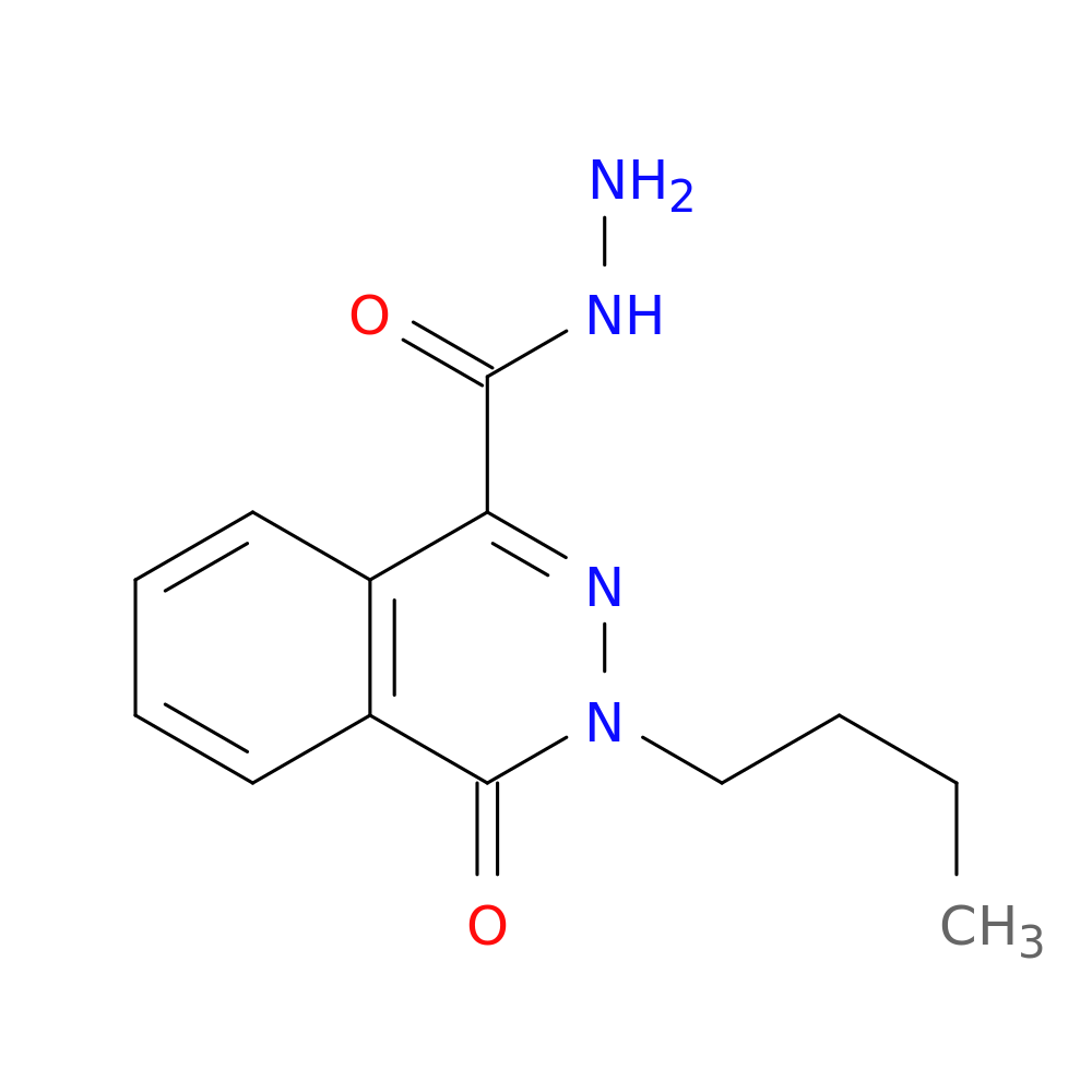 3-butyl-4-oxo-3,4-dihydrophthalazine-1-carbohydrazide