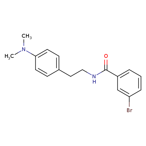 3-bromo-N-{2-[4-(dimethylamino)phenyl]ethyl}benzamide