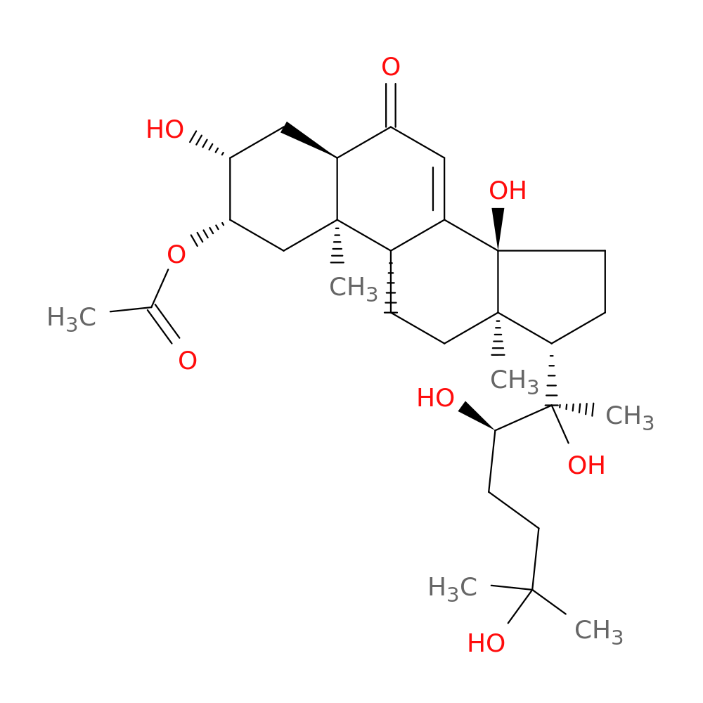 20-hydroxyecdysone, 2-acetate