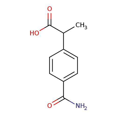 2-(4-Carbamoylphenyl)propanoic acid